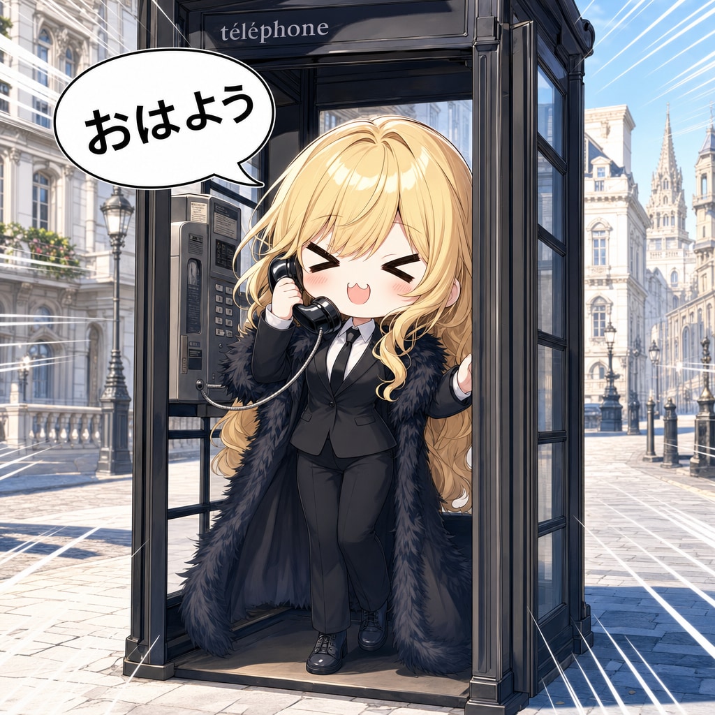 公衆電話とエリザベス | の人気AIイラスト・グラビア