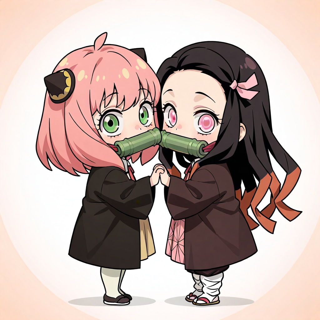 アーニャと禰豆子　2026/8/30 | の人気AIイラスト・グラビア