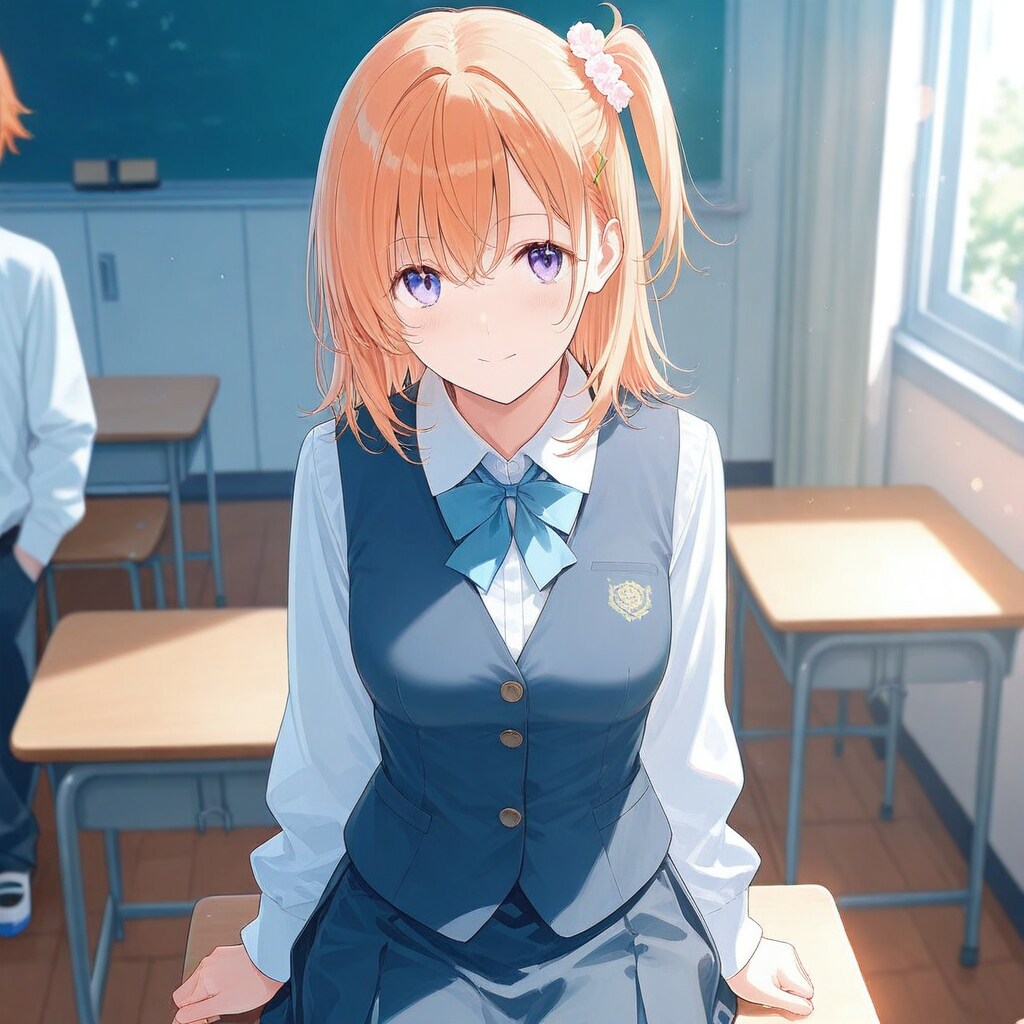 れもちゃん「わたしのおもいえがくちゅうがくせいすがた！」