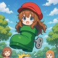 くつマリオな小さな女の子 4枚目