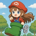 くつマリオな小さな女の子 6枚目