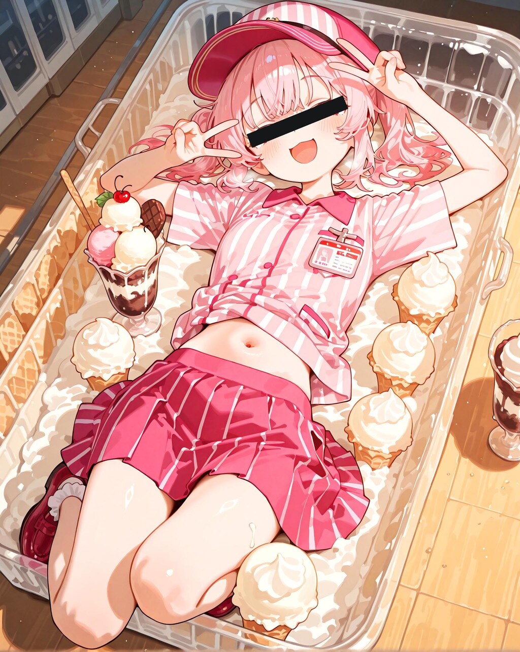 バイトテロの少女