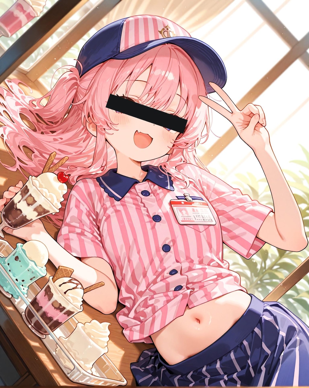 バイトテロの少女