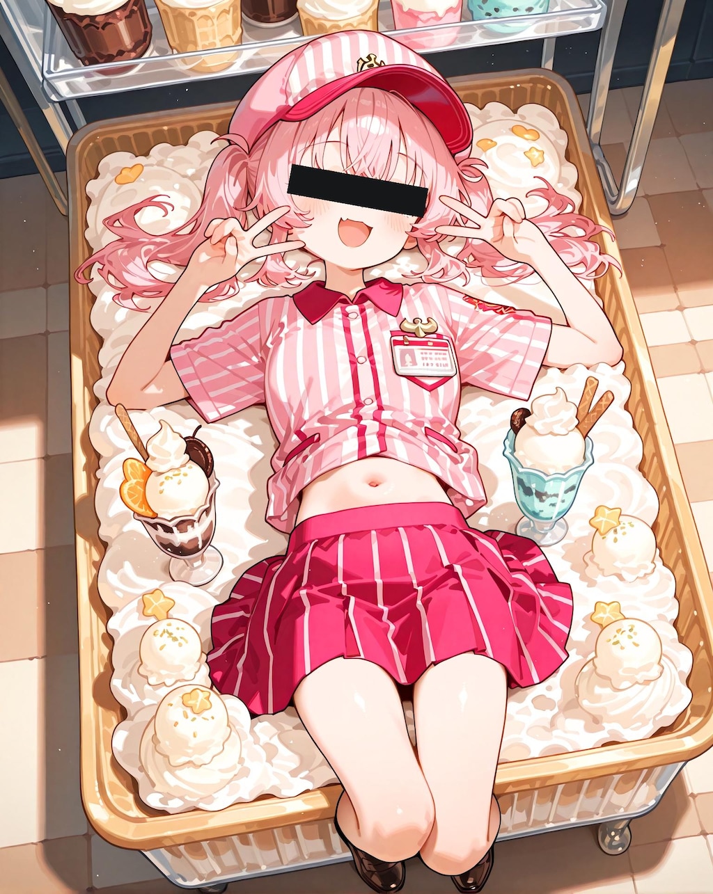 バイトテロの少女