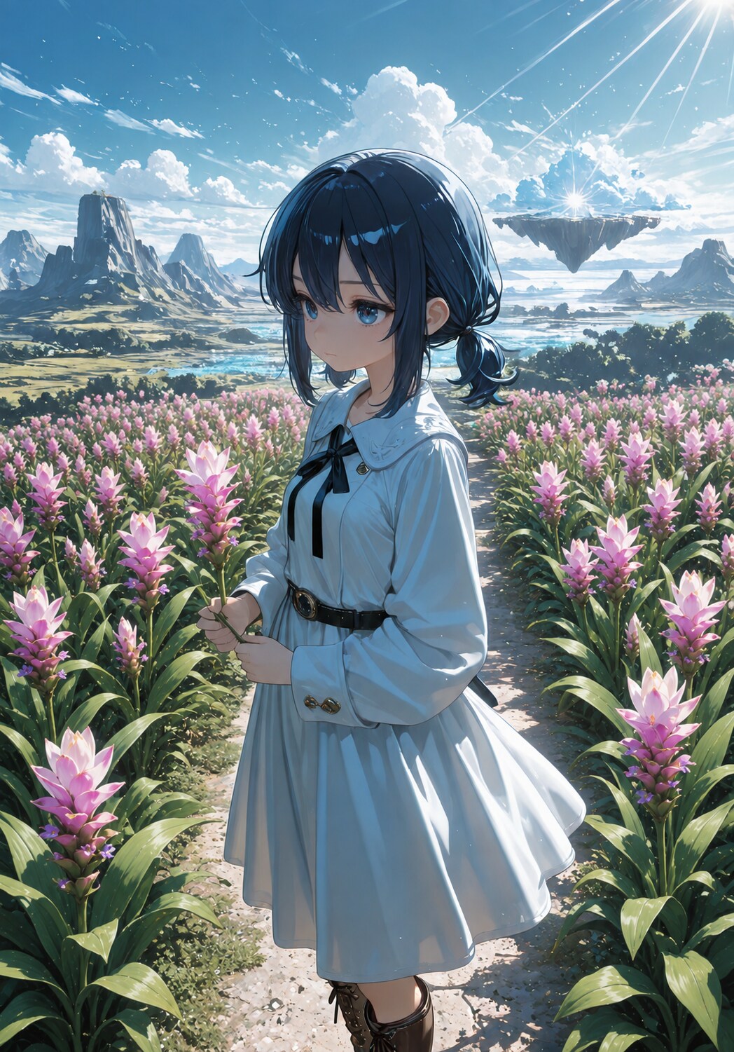 蒼天に咲くクルクマ | の人気AIイラスト・グラビア