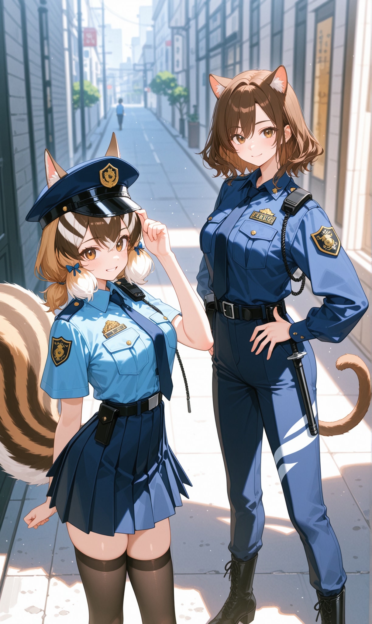 ポリスコス・ツーショット | の人気AIイラスト・グラビア