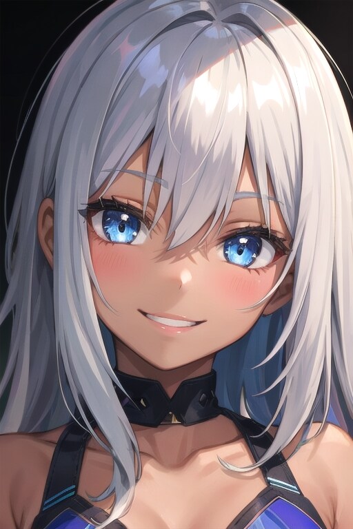 銀髪ロング