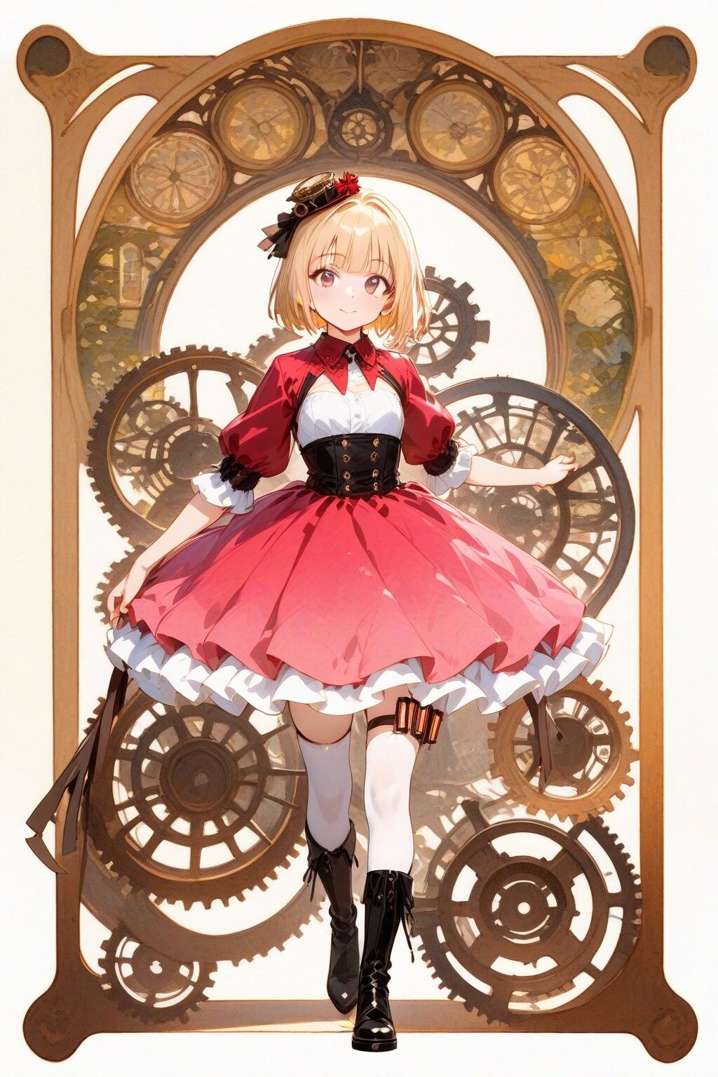 Steam punk Fashion model 9