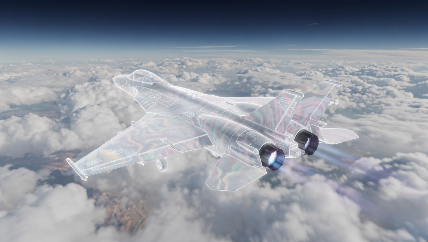 秘密基地で開発実験中のステルス機 | の人気AIイラスト・グラビア