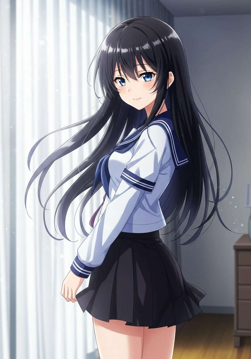 通学前のルーティーン