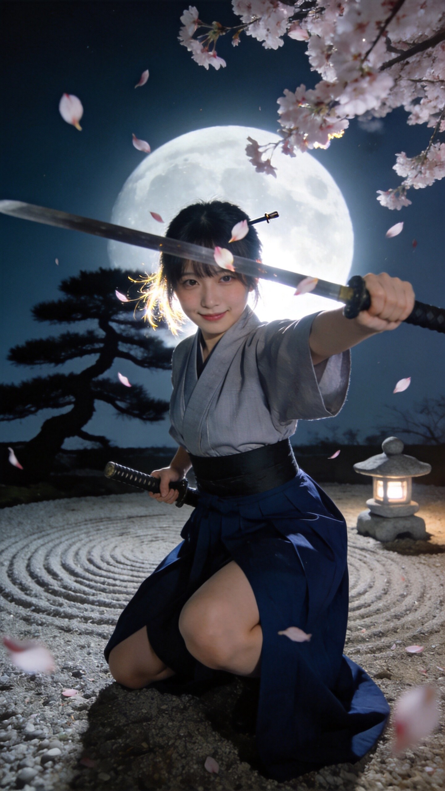 Blade Beneath the Full Moon