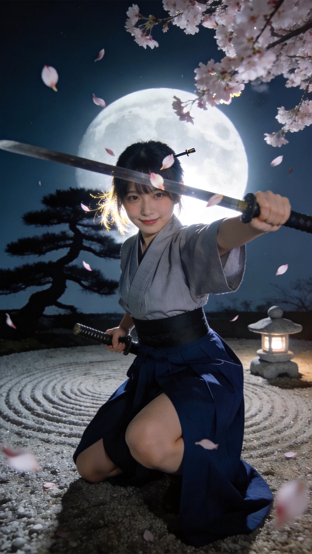 Blade Beneath the Full Moon