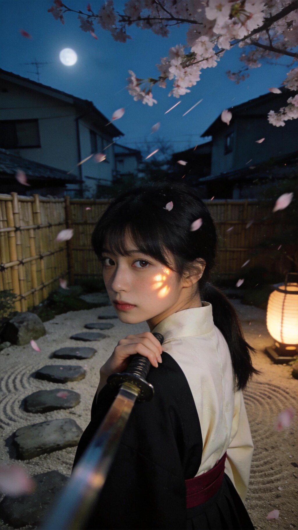 Blade Beneath the Full Moon