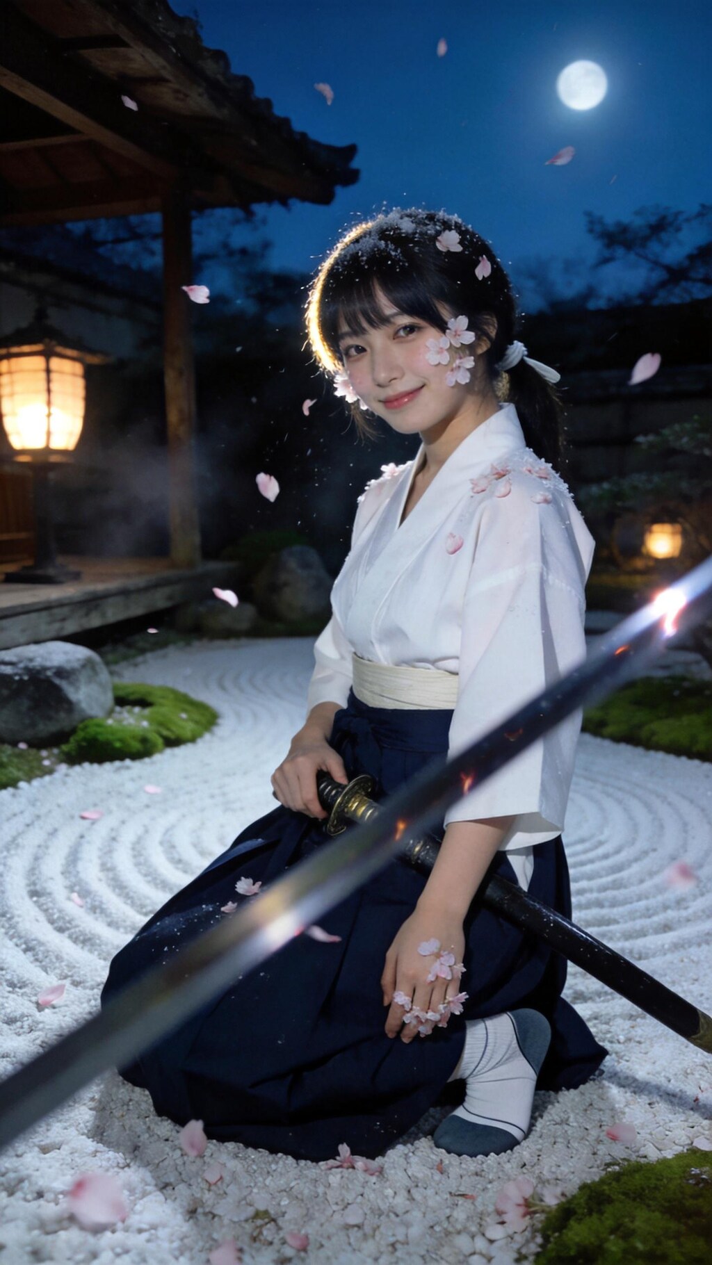 Blade Beneath the Full Moon
