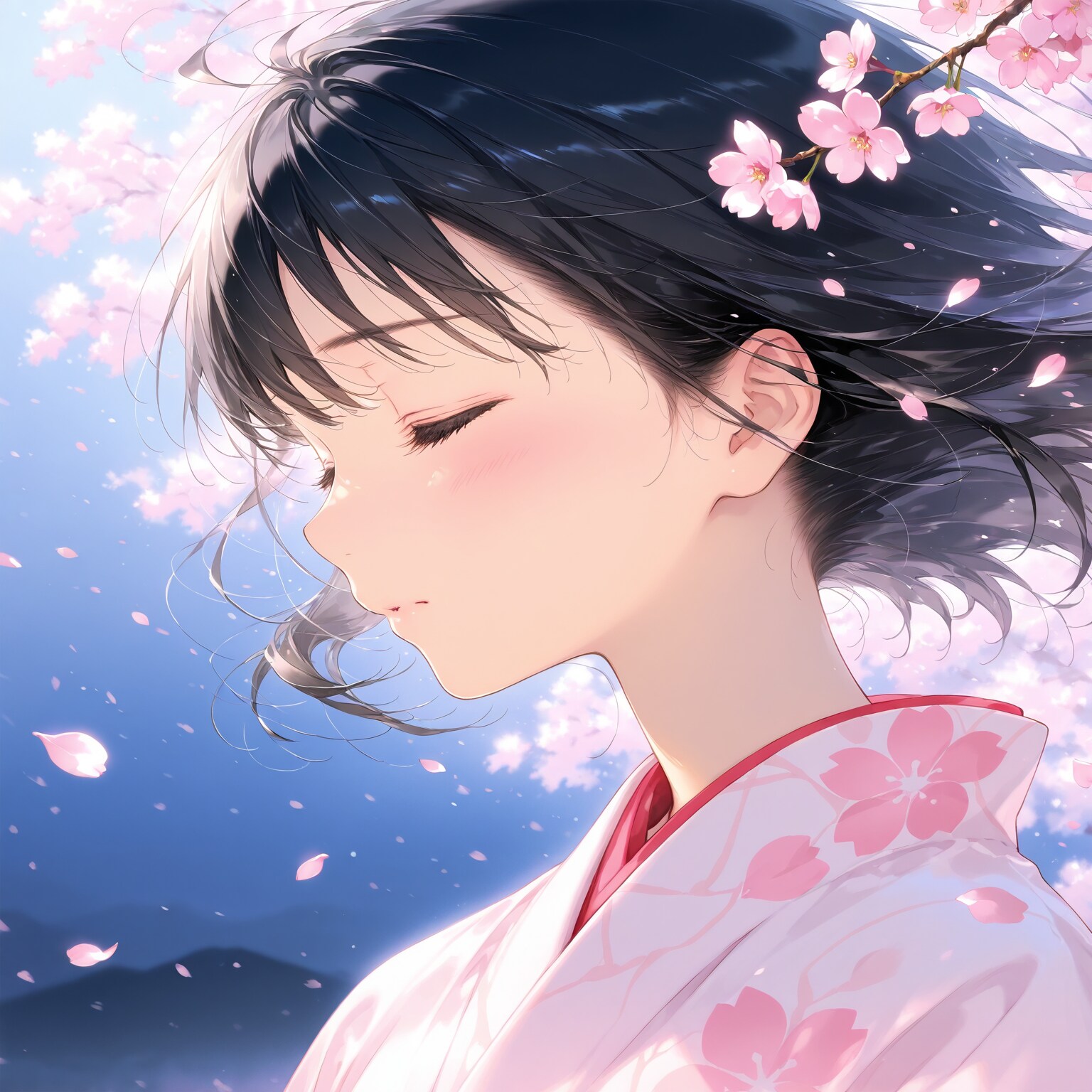 夜桜