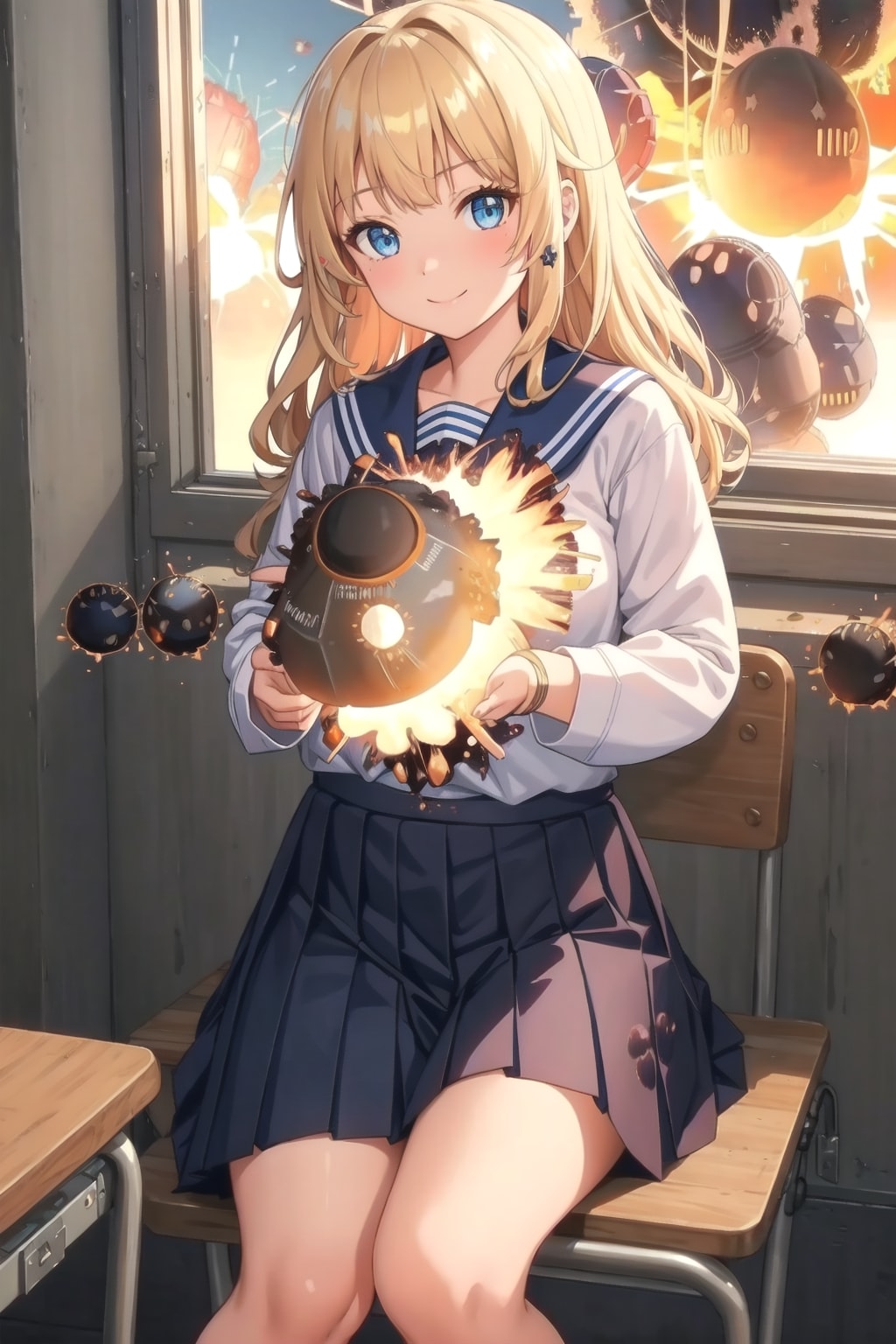 帰宅するV4Bちゃん