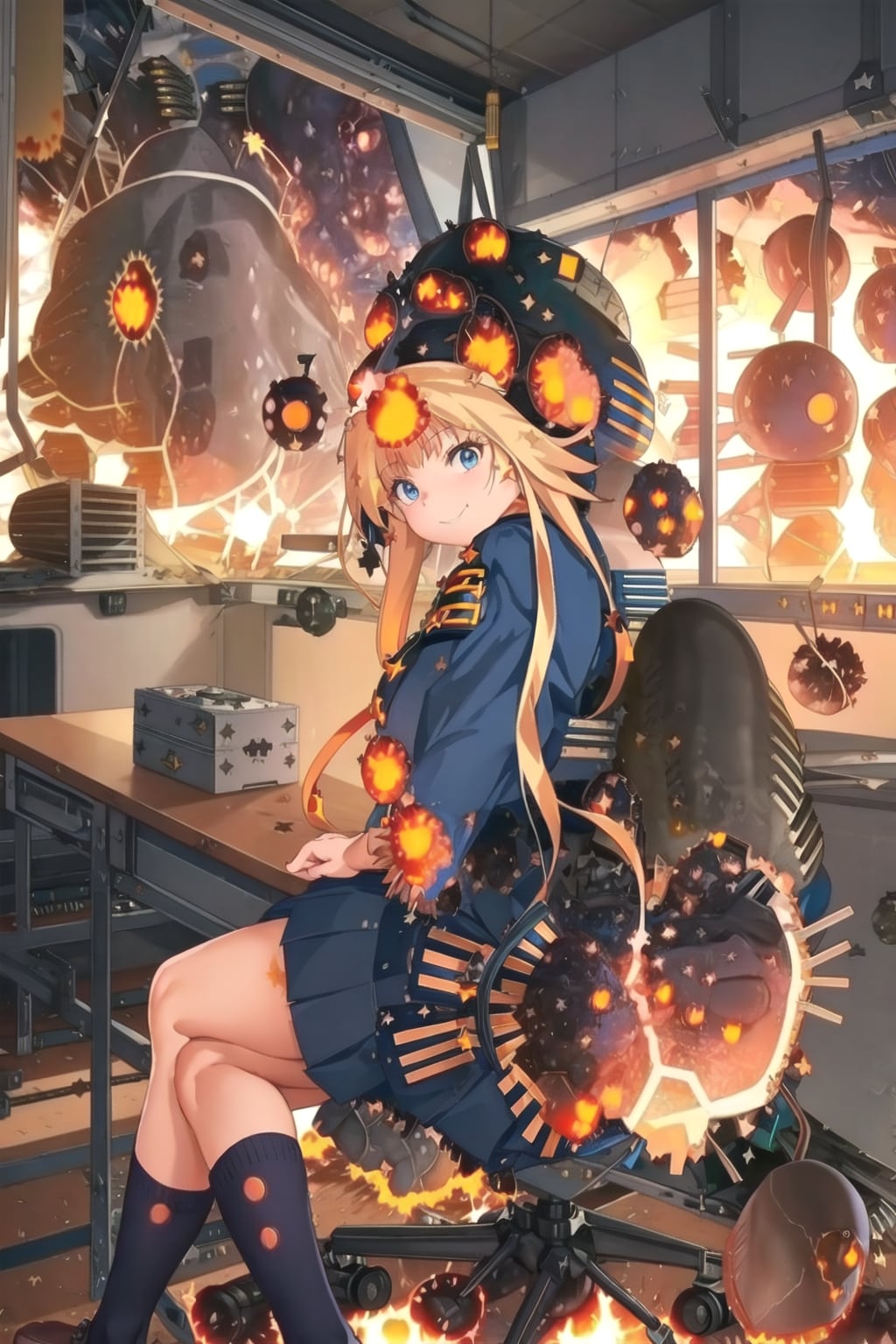 帰宅するV4Bちゃん