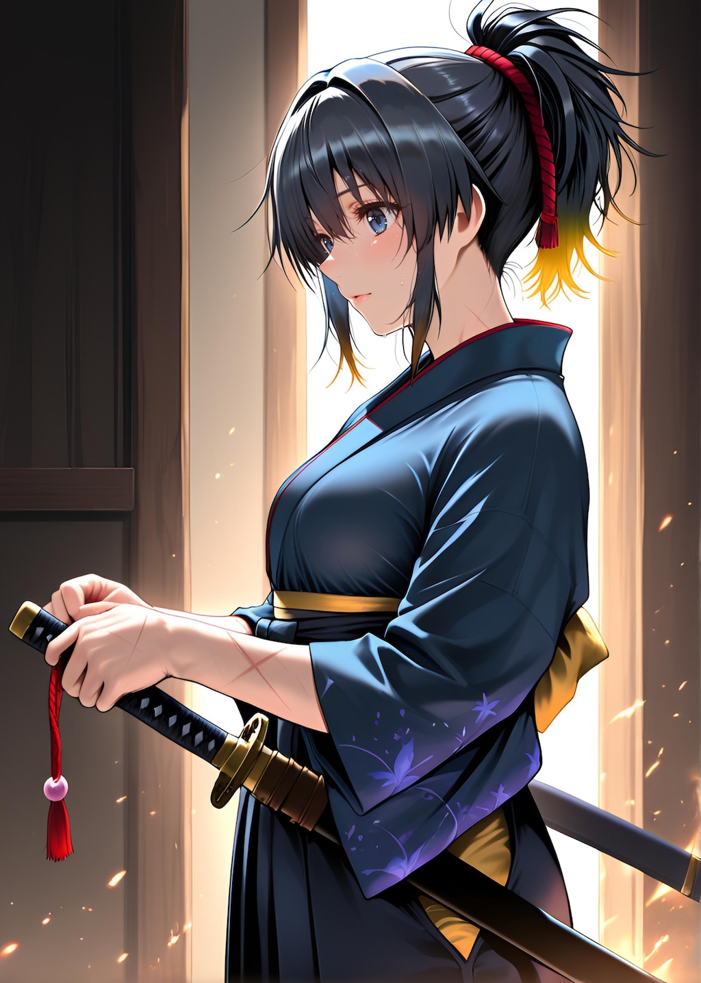 夢乃春樹（YumenoHaruki）　刀剣　帯刀