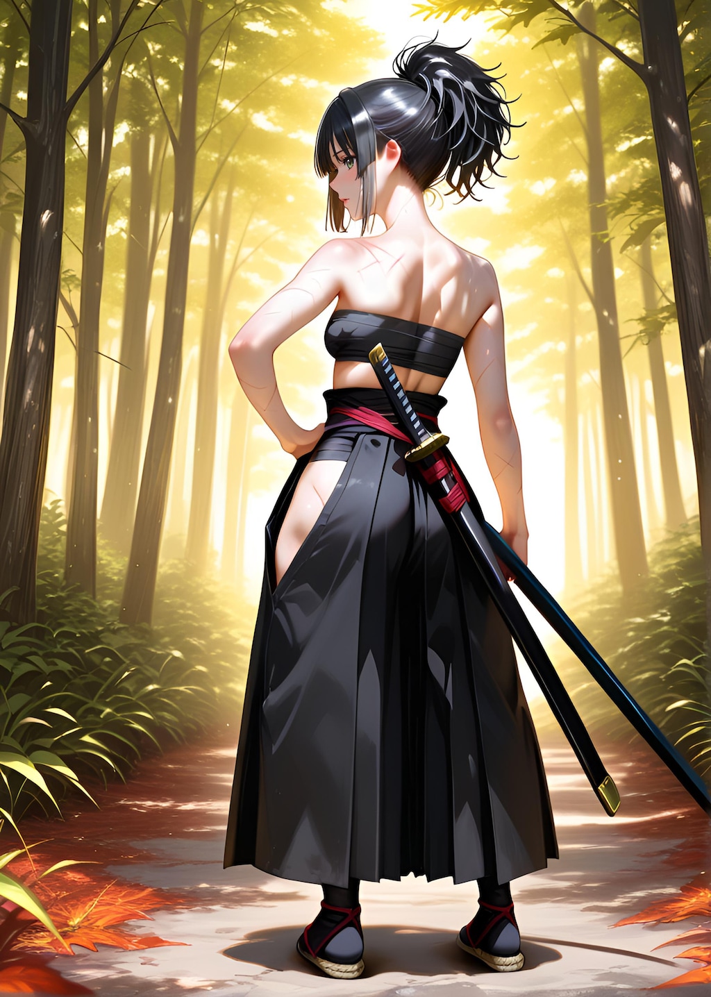 夢乃春樹（YumenoHaruki）　刀剣　帯刀