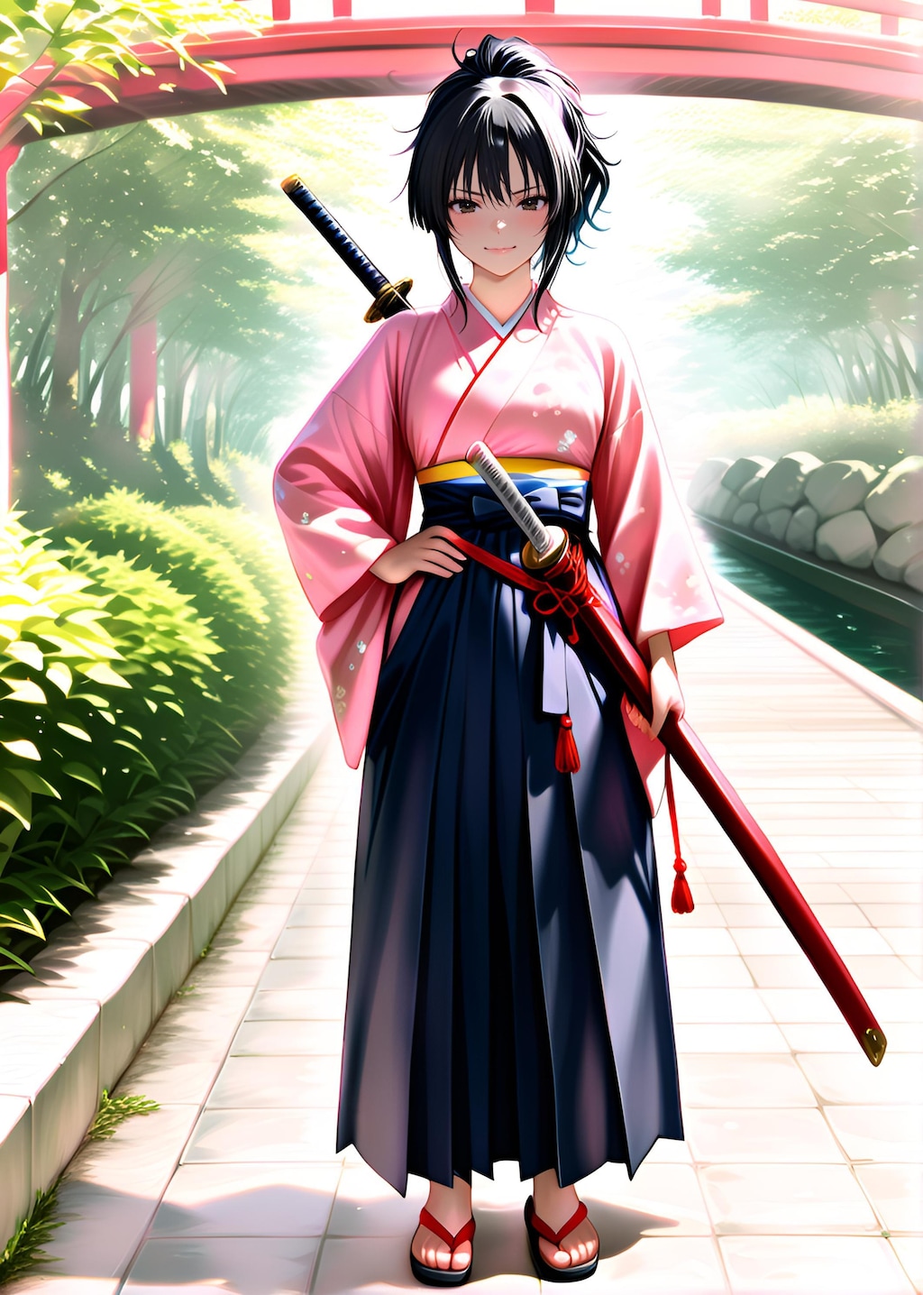 夢乃春樹（YumenoHaruki）　刀剣　帯刀