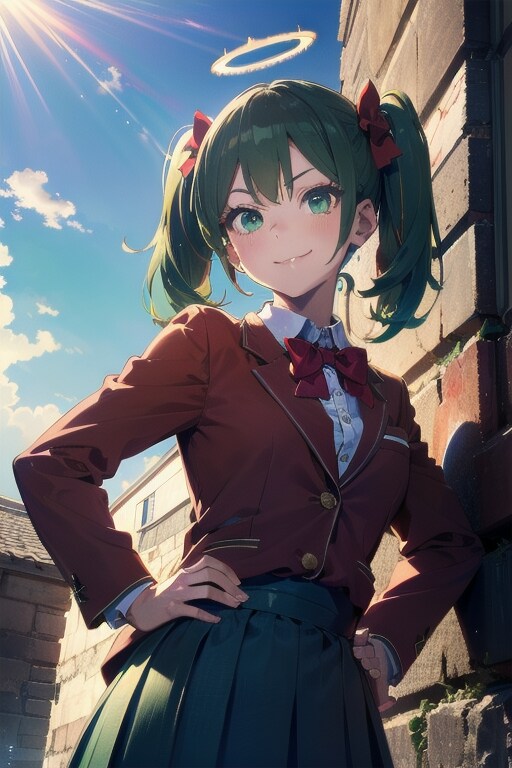 あおいが神よ！…なんてねー😁 | の人気AIイラスト・グラビア