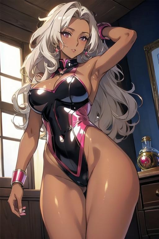 褐色ギャル水着イラスト集