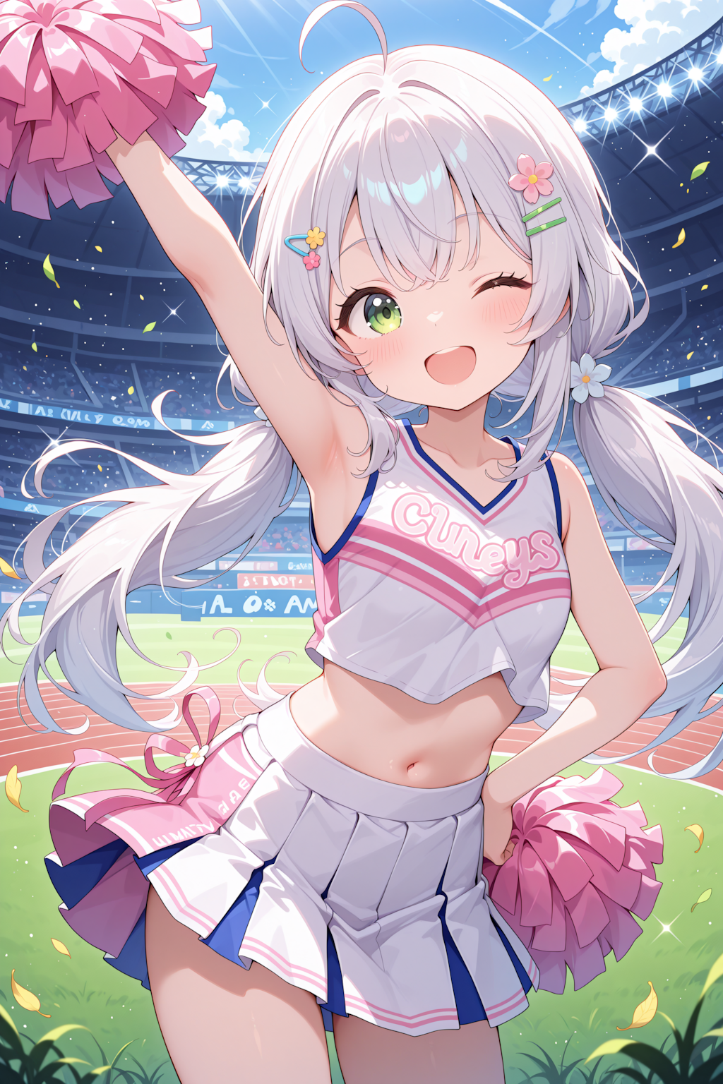 元気いっぱいチアガール