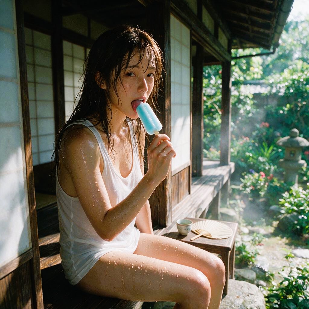 夏の縁側