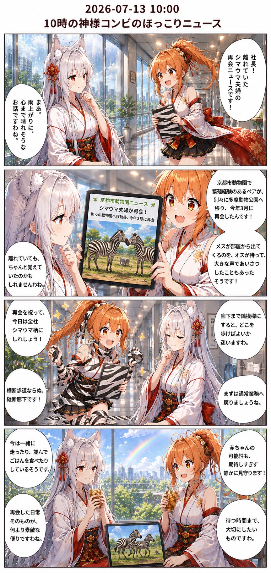 毎日漫画　10時　ほっこりニュース