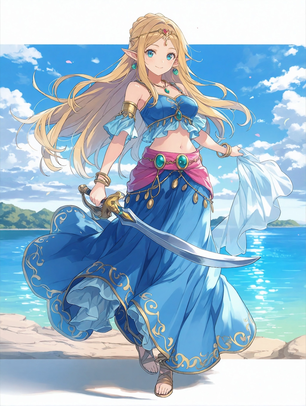 こうも寒いと常夏の島でエルフに会いたい