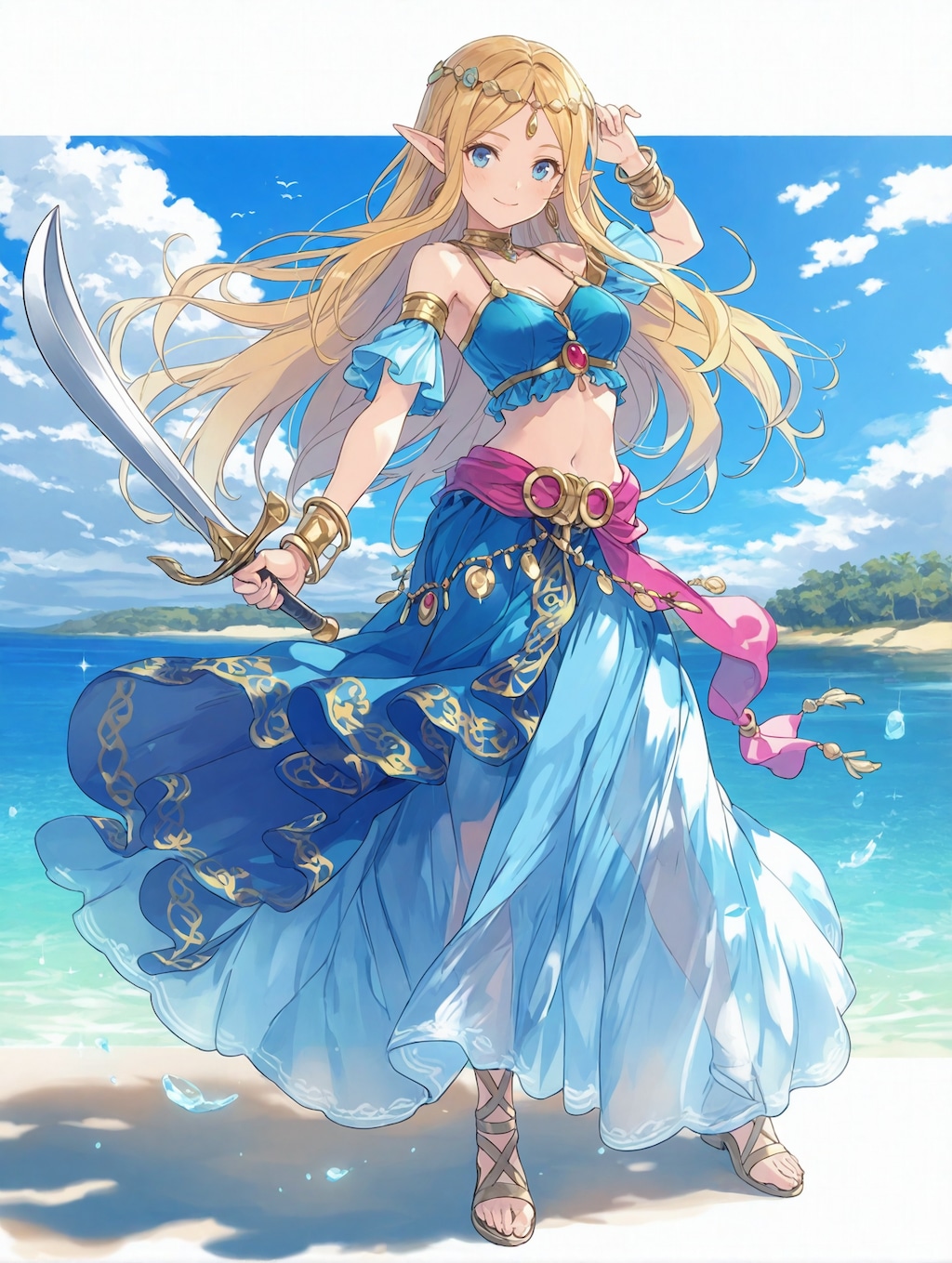 こうも寒いと常夏の島でエルフに会いたい