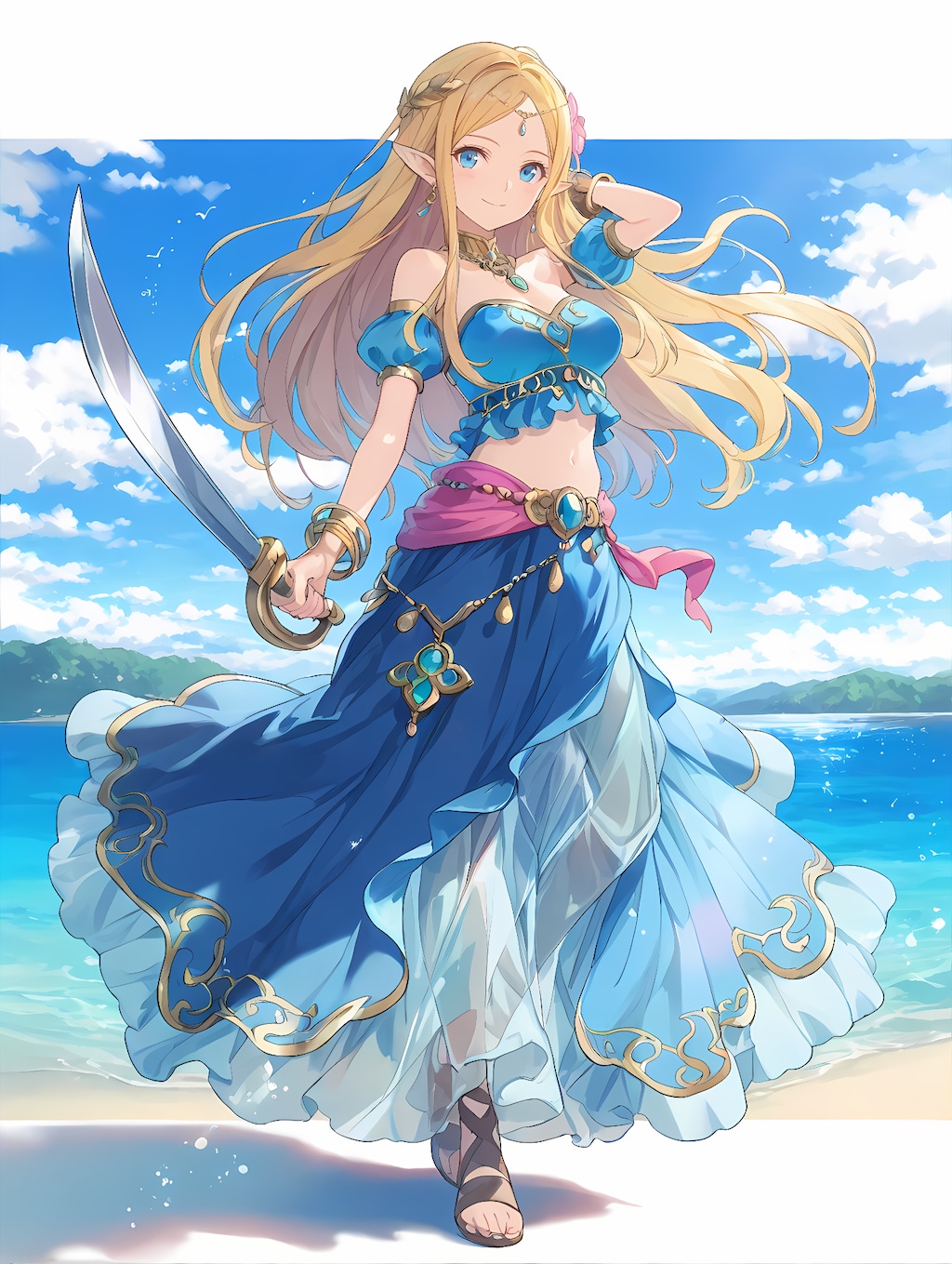 こうも寒いと常夏の島でエルフに会いたい