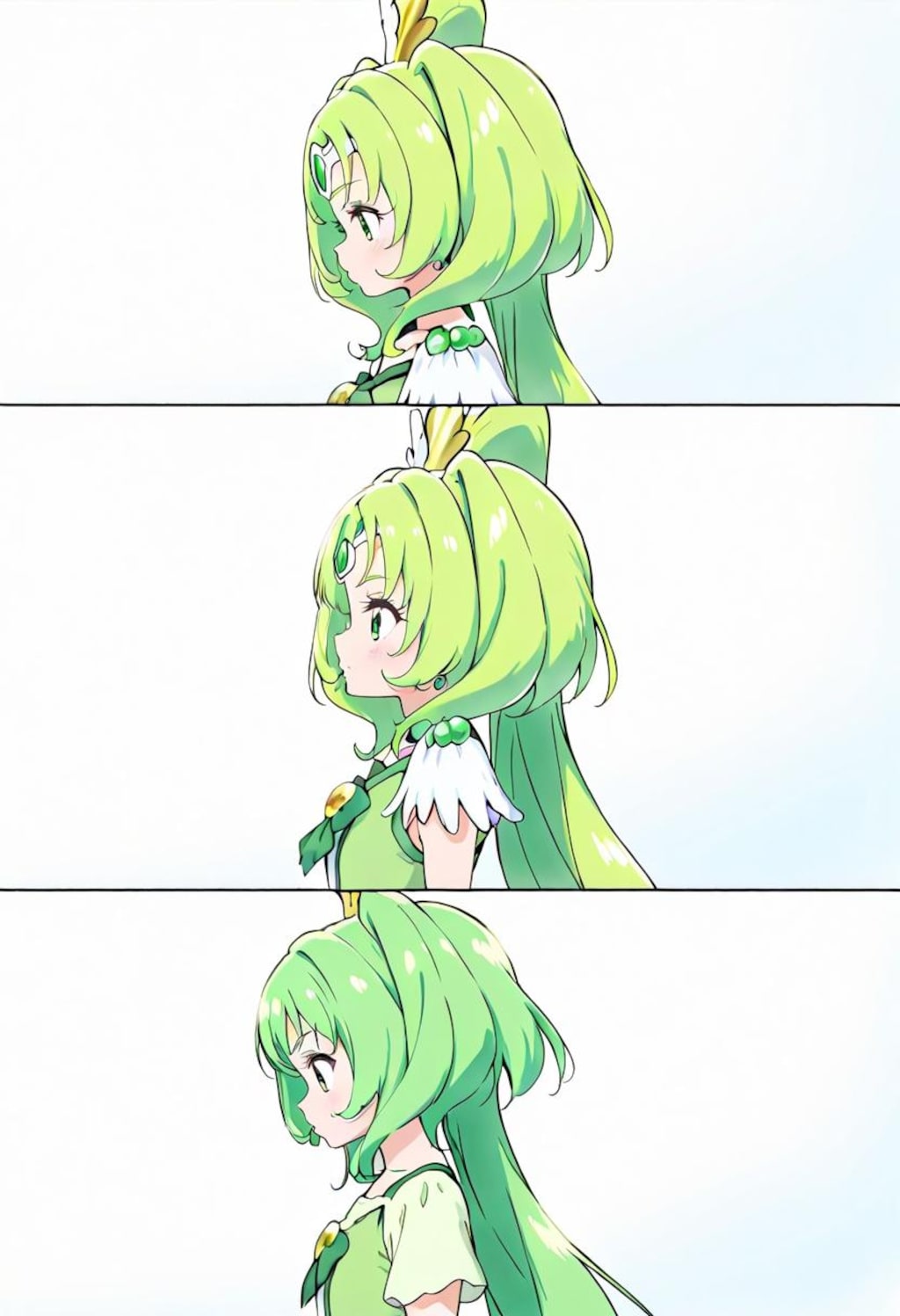 キュアマーチとキュウリ