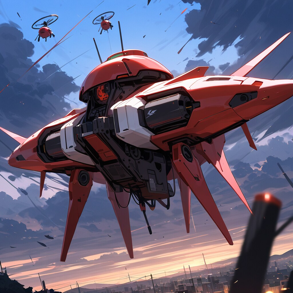 フラットランド(暴走ドローン&瓦礫撤去作業用機械) | の人気AIイラスト・グラビア