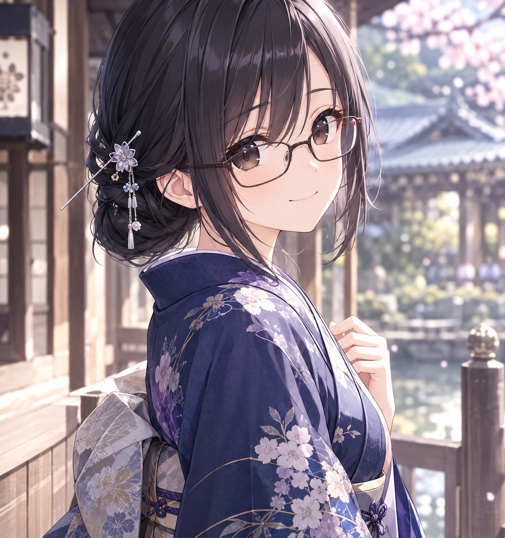 静かに咲く、和の装い