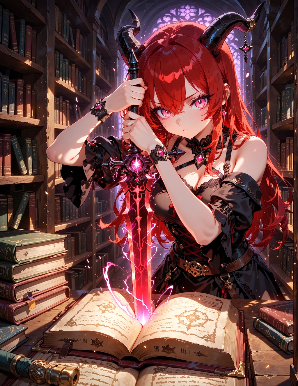 本の中に魔剣（チカラ）があり