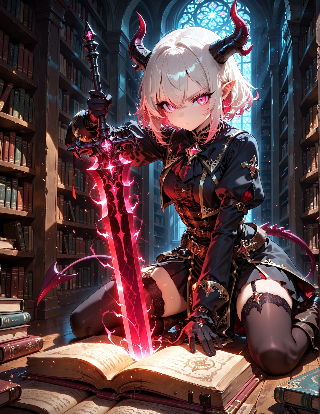 本の中に魔剣（チカラ）があり