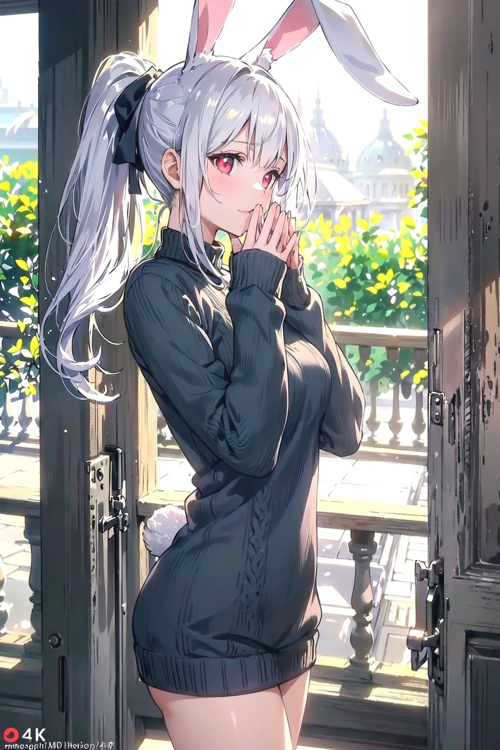 みみの萌え袖セーターなのです🐰💕