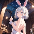 銀の白うさぎ 4枚目