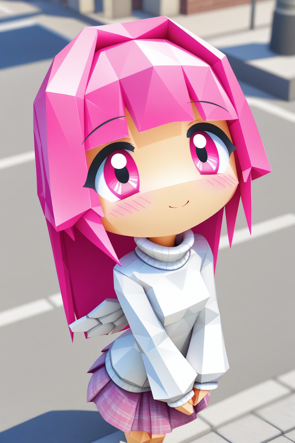 ローポリOPALちゃん | の人気AIイラスト・グラビア