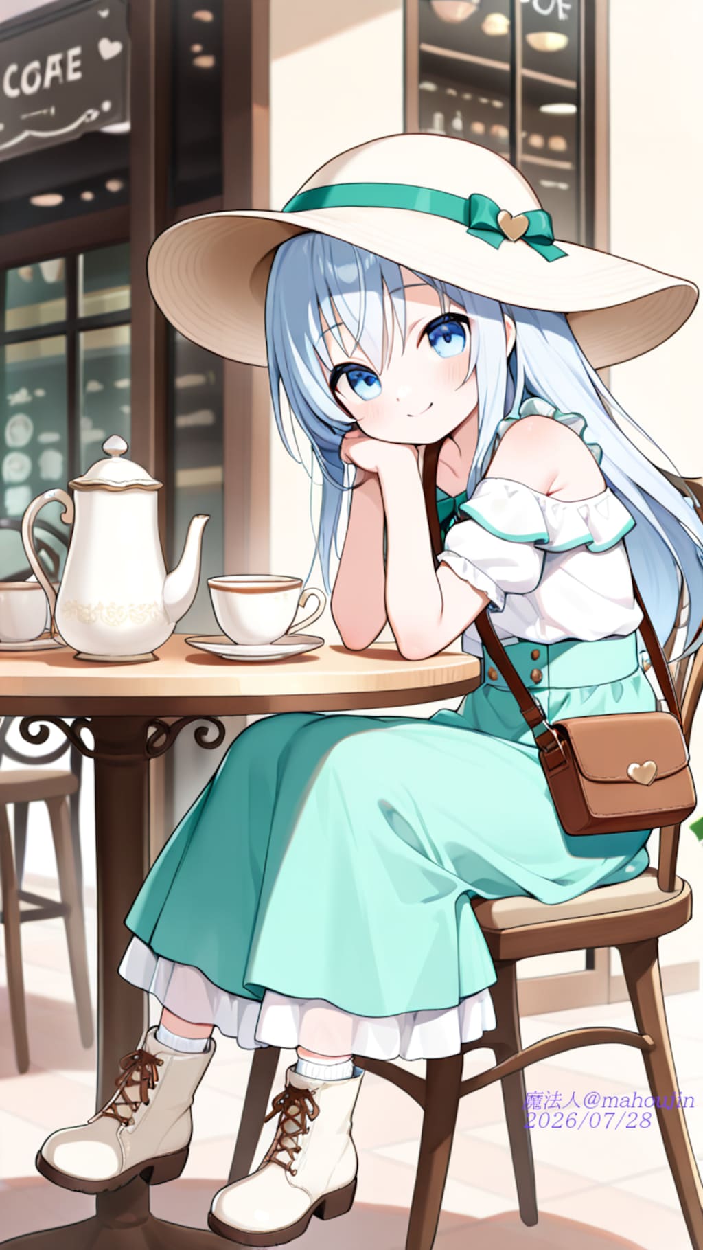 カフェの午後、緩やかな時間と紅茶