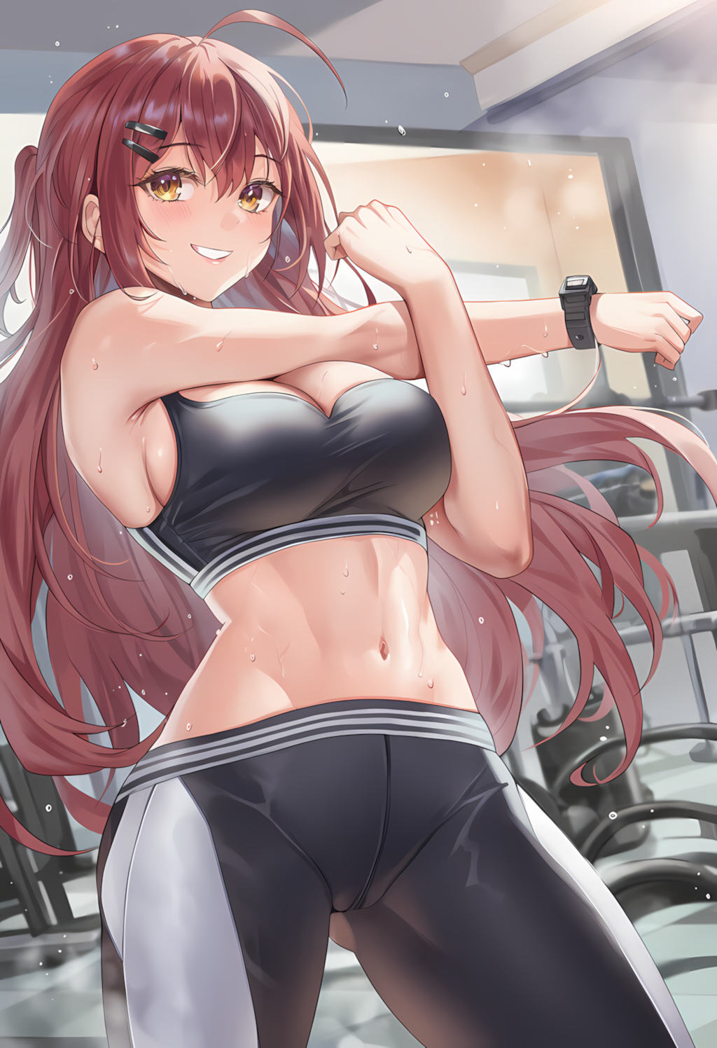 ノノカ＆ミレナの朝ジム🔥💪