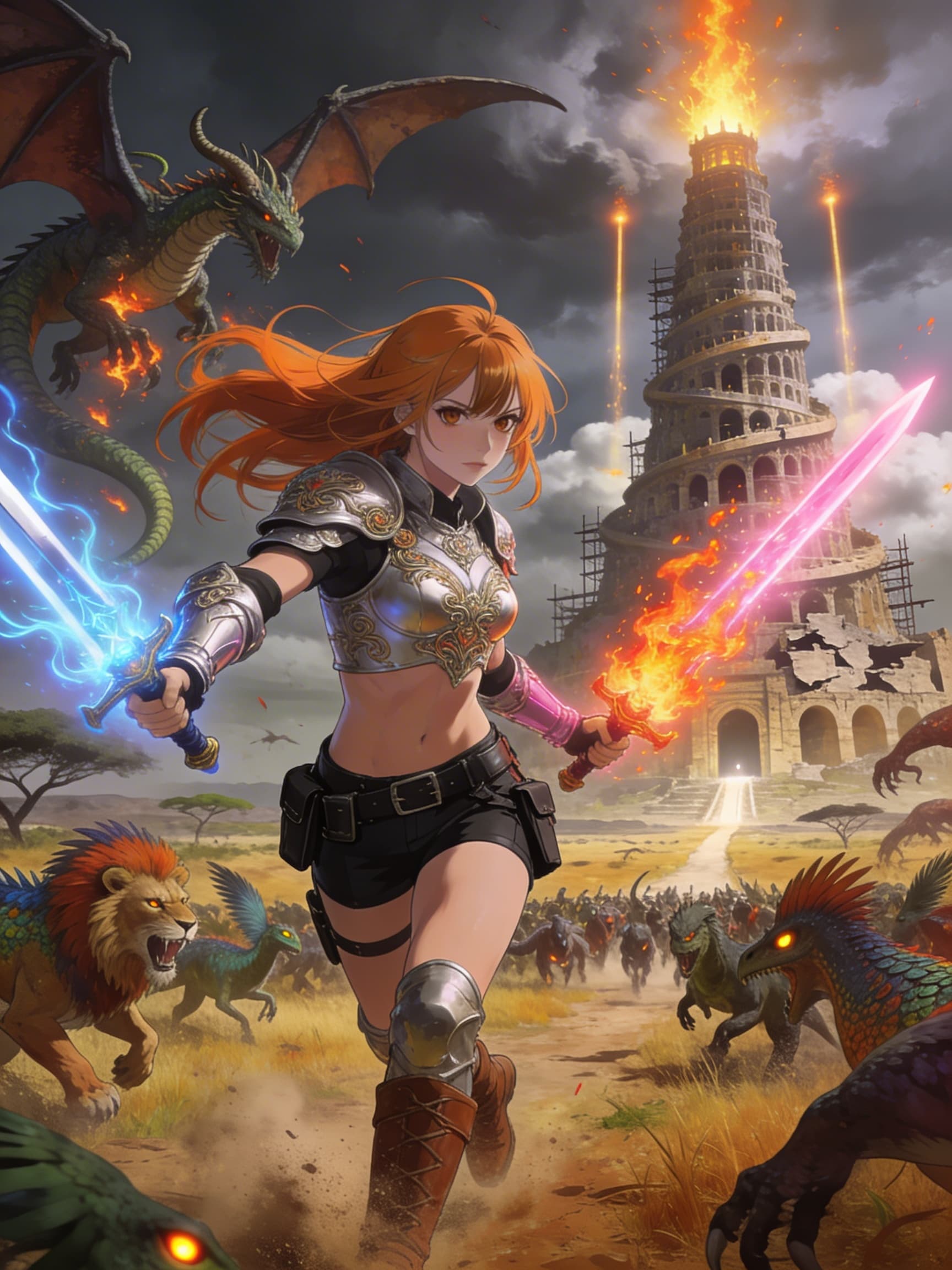 無限迷宮に挑む冒険者 | の人気AIイラスト・グラビア