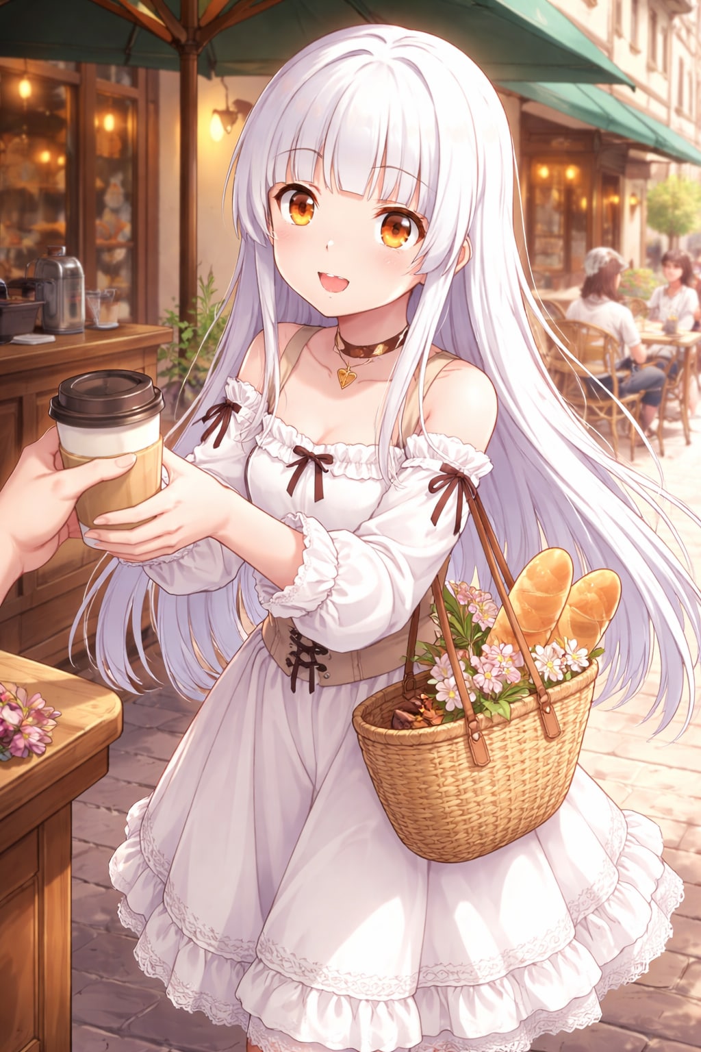 はじめての街で、はじめてのお買い物 | の人気AIイラスト・グラビア