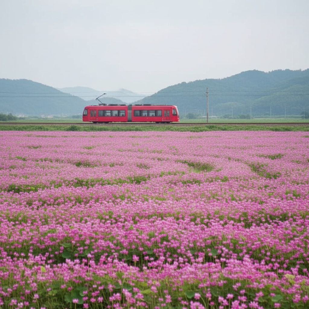 ローカル線の春