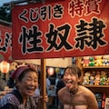 お祭りくじ引きの特賞は 4枚目