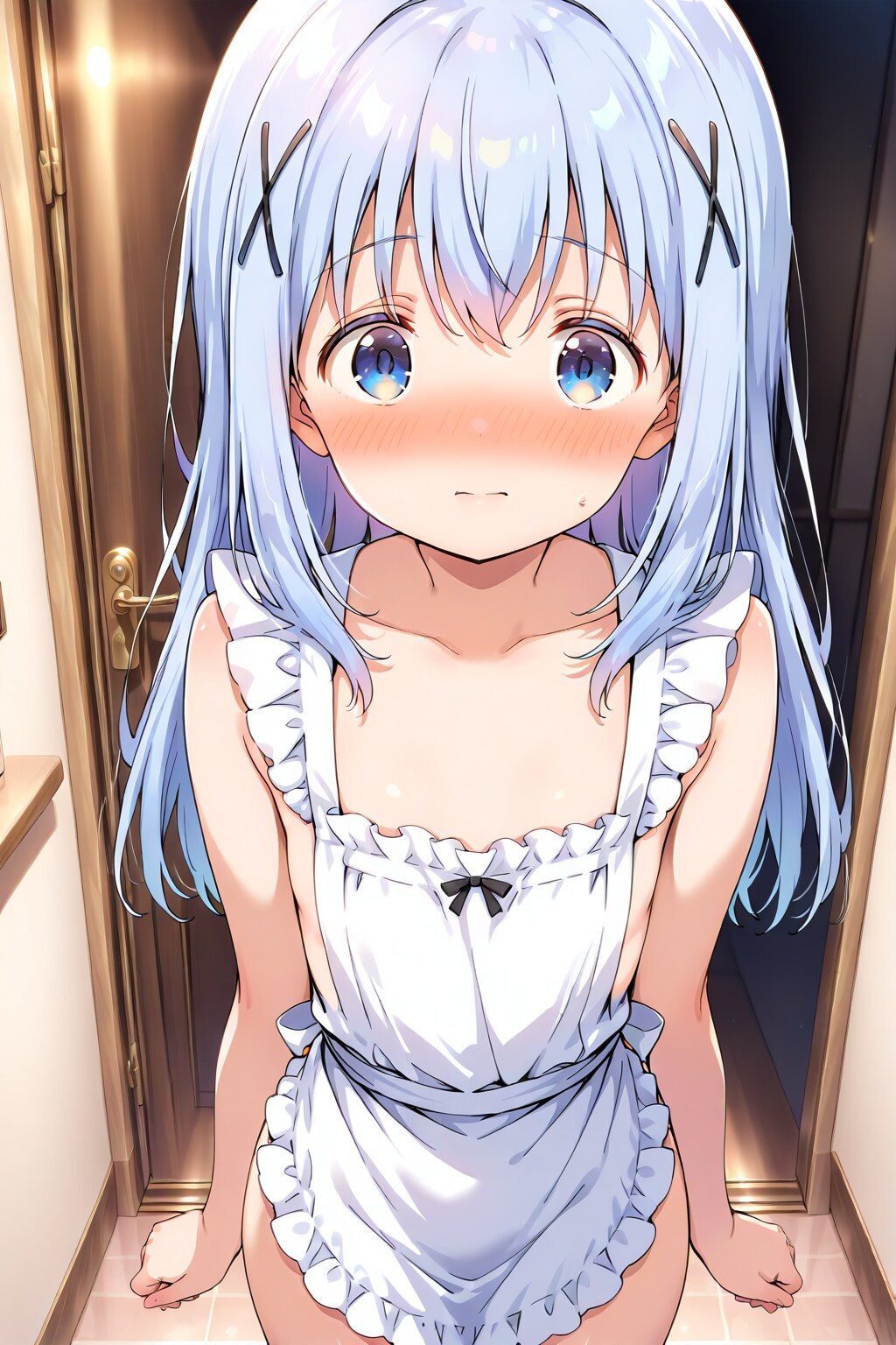 裸エプロンでお出迎え。（ver.チノ）
