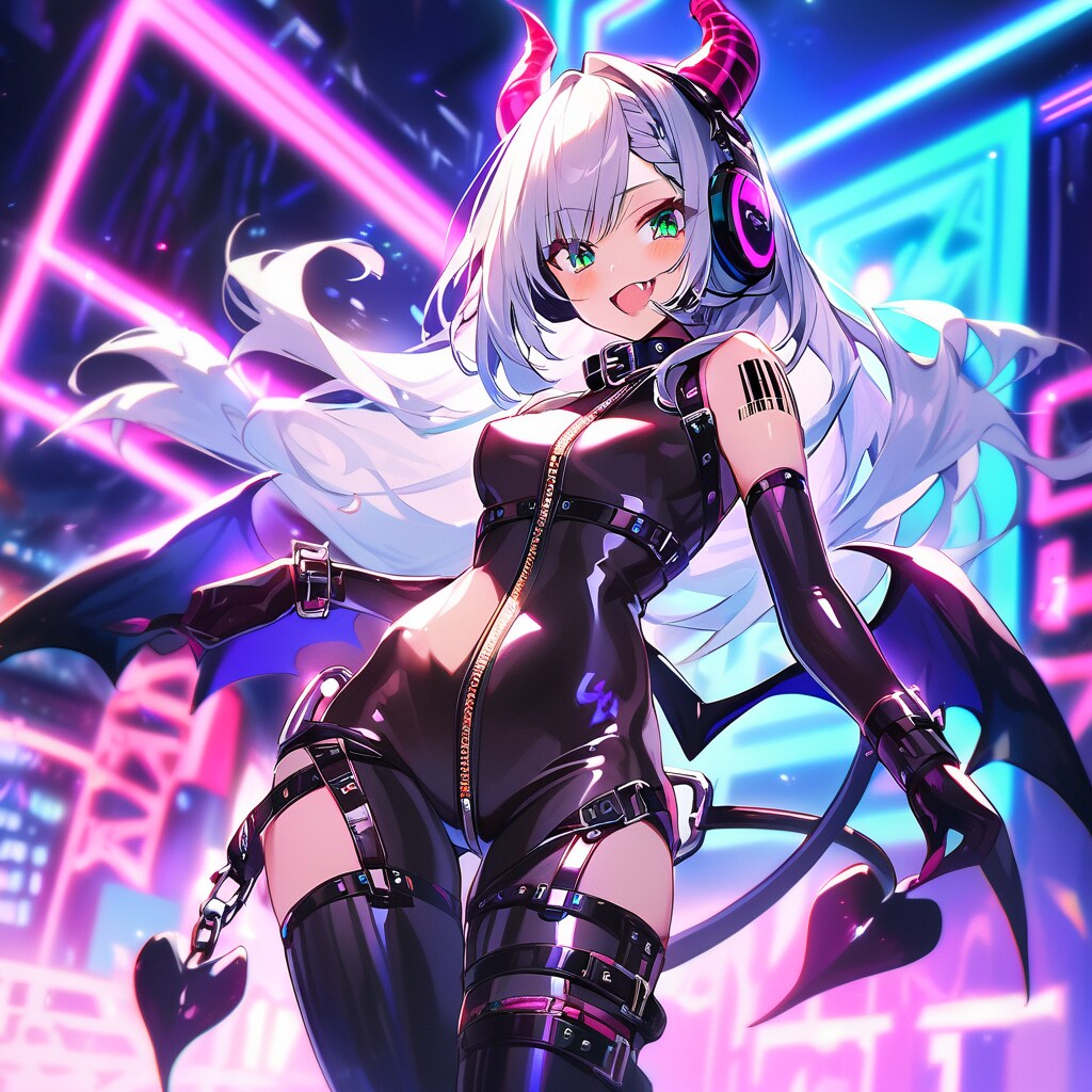 銀髪緑眼 | の人気AIイラスト・グラビア