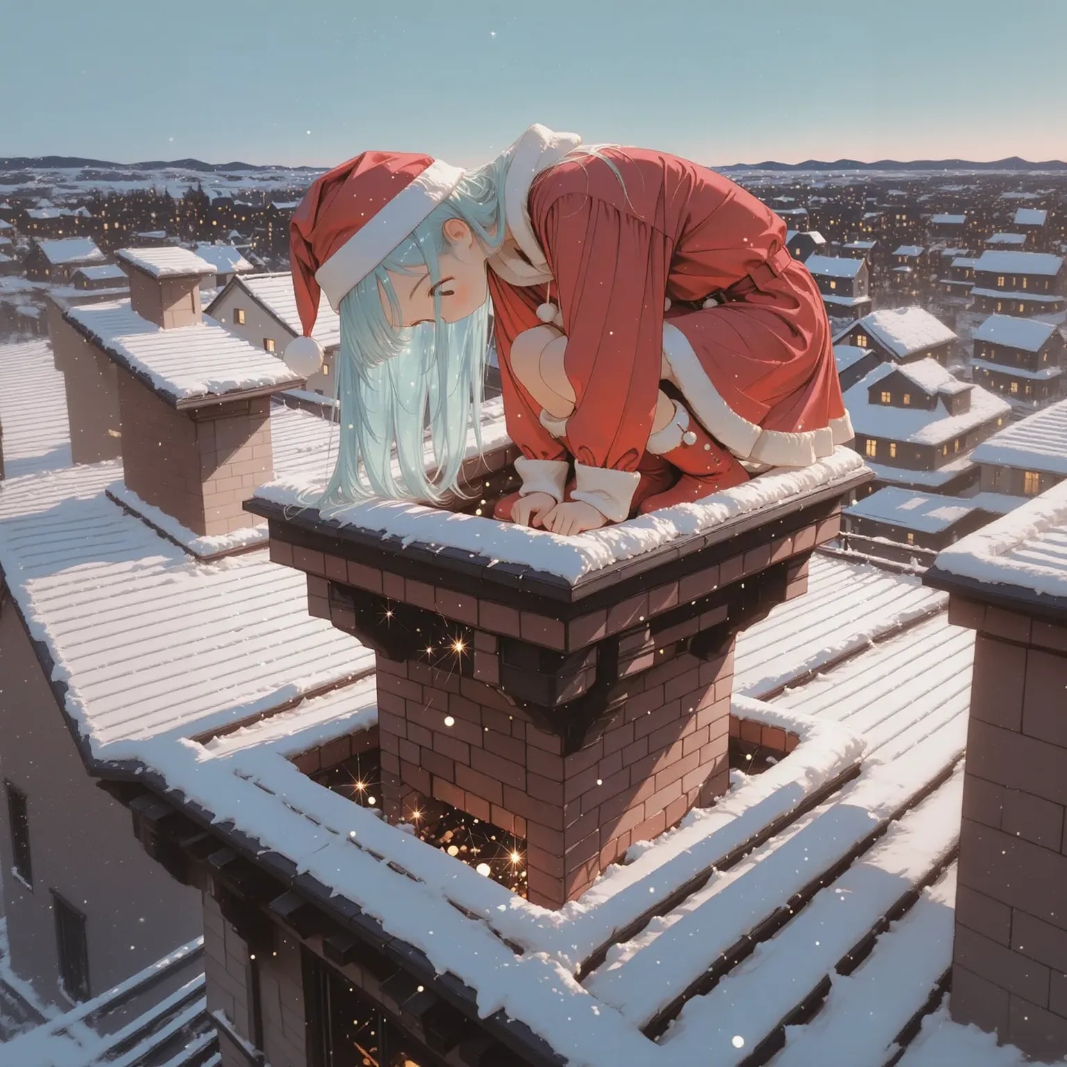 【ふらりとサンタ係】クリスマスパーティ | の人気AIイラスト・グラビア