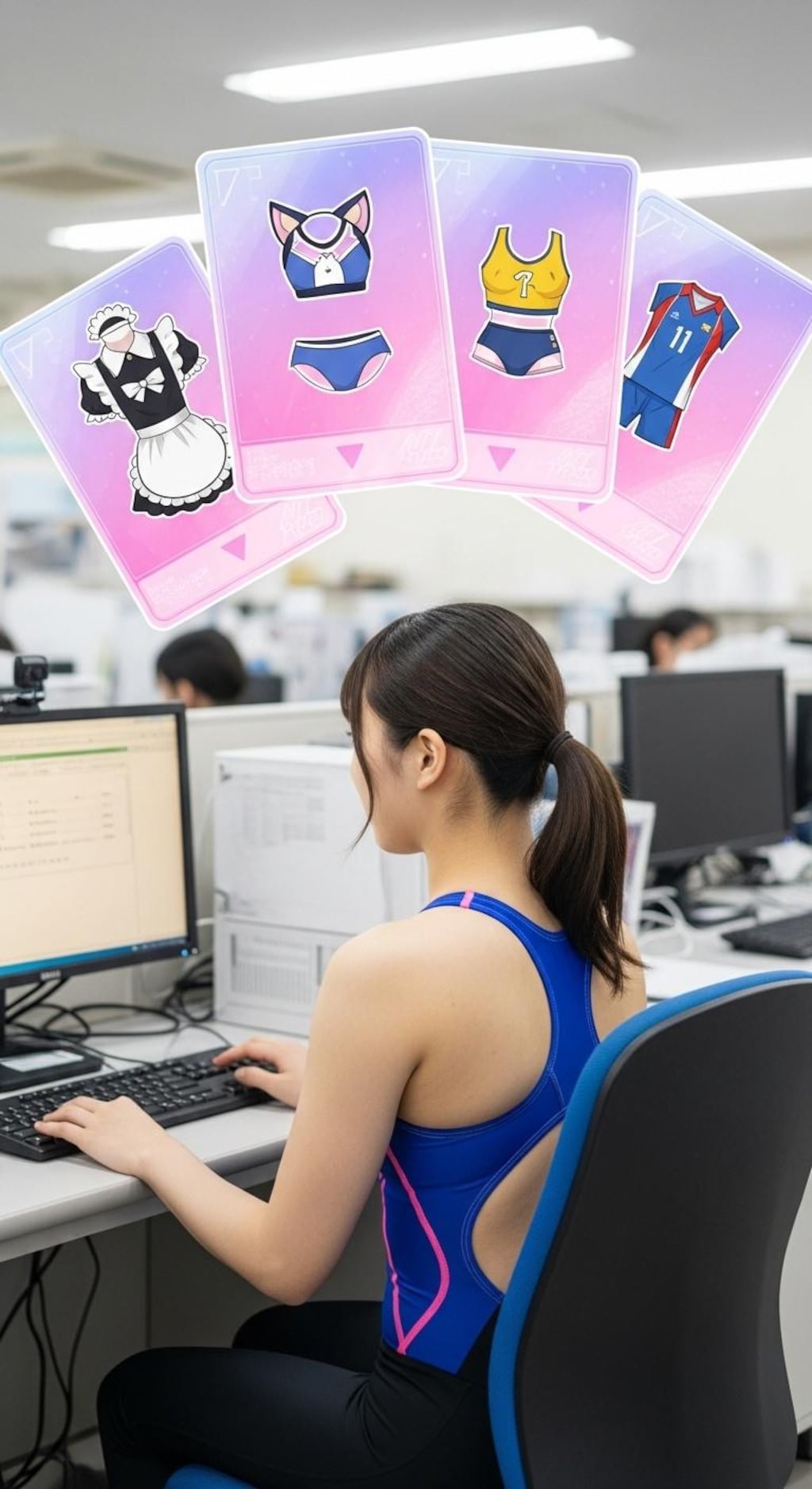 社員のコスチュームを自由にカスタマイズしたい